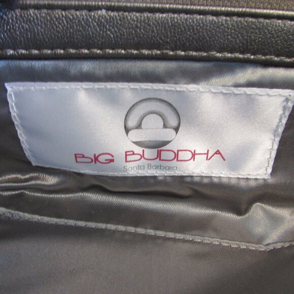 Big Buddha Woven Silver Clutch Bag - Like New - 12"x4.5" - Picture 7 of 14